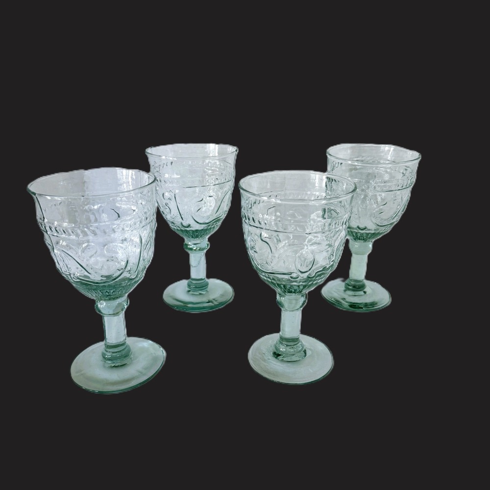 Lot of 4 Villeroy and Boch PAVILLION 6-5/8" Water Goblets
